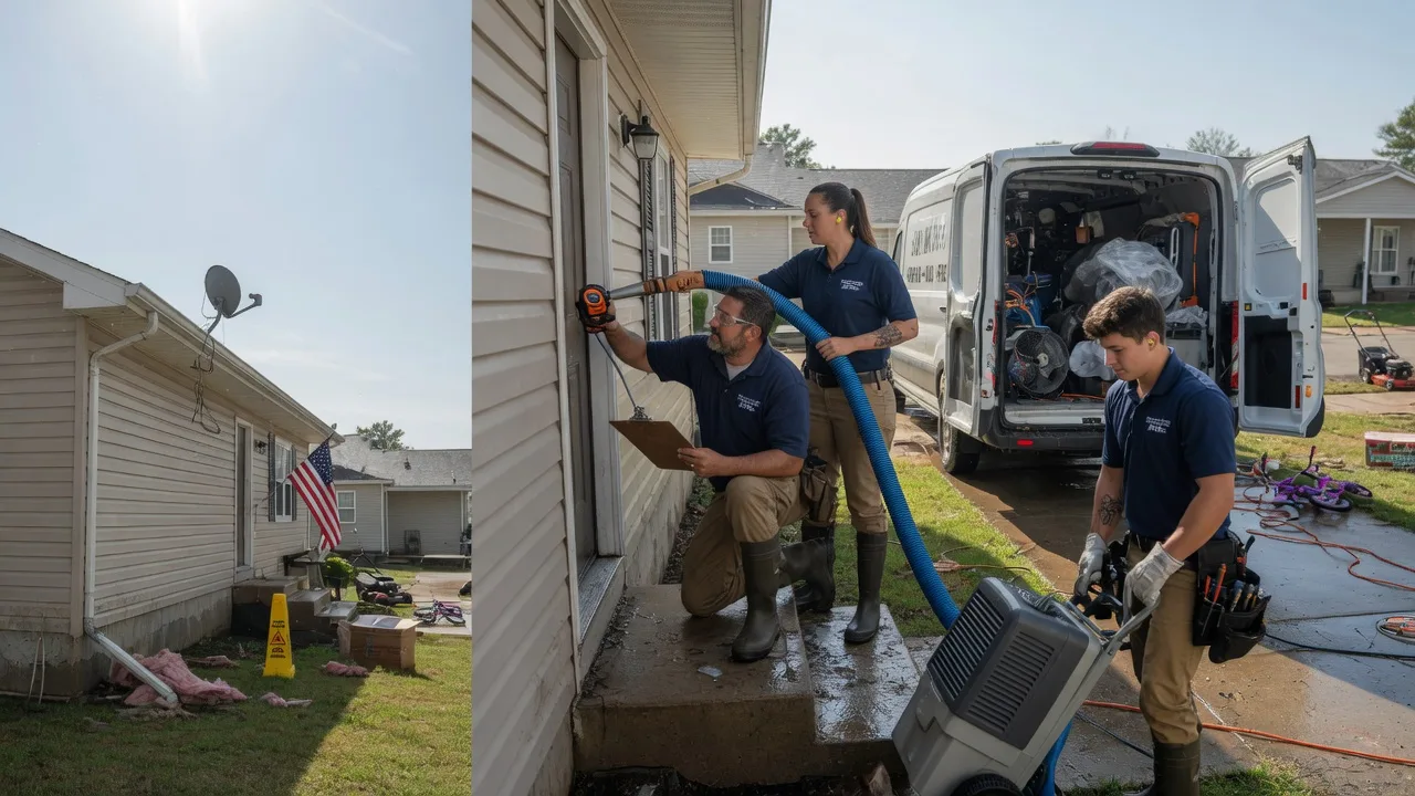 Ceiling Water Damage Restoration in Jackson, MS near me